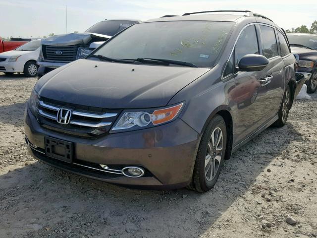 5FNRL5H93FB082881 - 2015 HONDA ODYSSEY TO GRAY photo 2