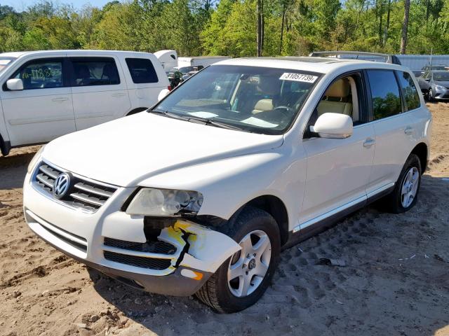 WVGZG77LX6D023102 - 2006 VOLKSWAGEN TOUAREG 3. WHITE photo 2