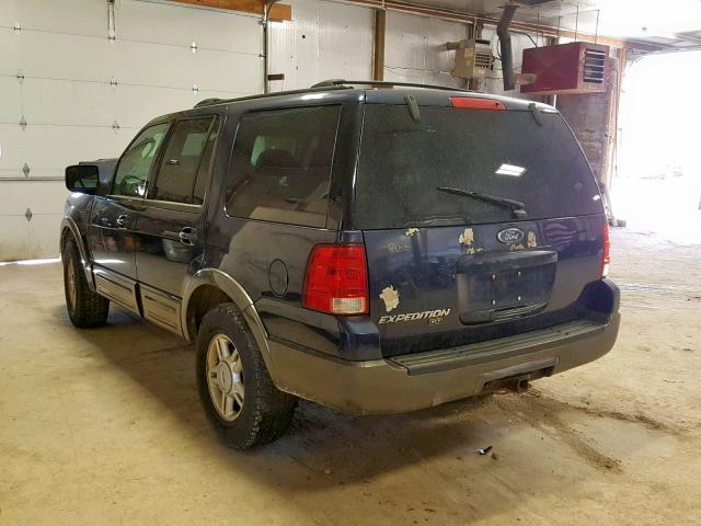 1FMFU16L84LA75177 - 2004 FORD EXPEDITION BLUE photo 3