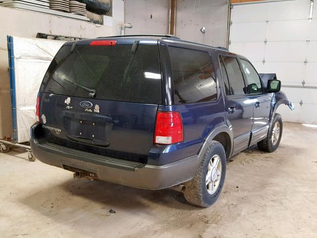 1FMFU16L84LA75177 - 2004 FORD EXPEDITION BLUE photo 4