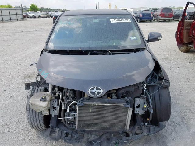 JTKKU4B42C1025204 - 2012 TOYOTA SCION XD GRAY photo 9