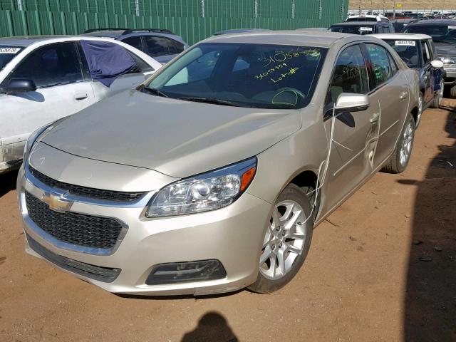 1G11C5SLXFF259433 - 2015 CHEVROLET MALIBU 1LT 银色 照片 2