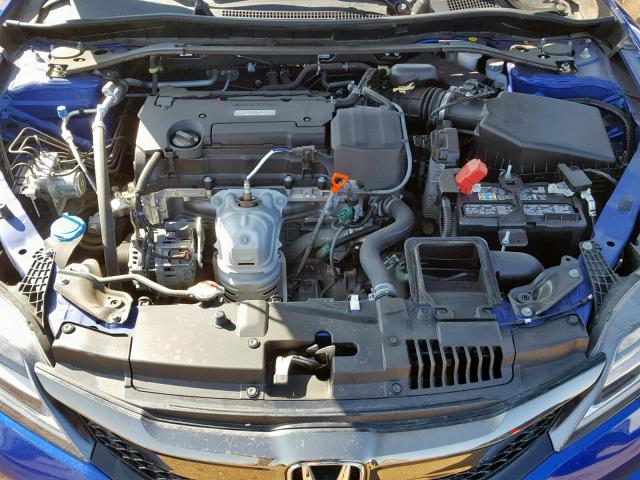 1HGCT1A37GA009982 - 2016 HONDA ACCORD LX- BLUE photo 7