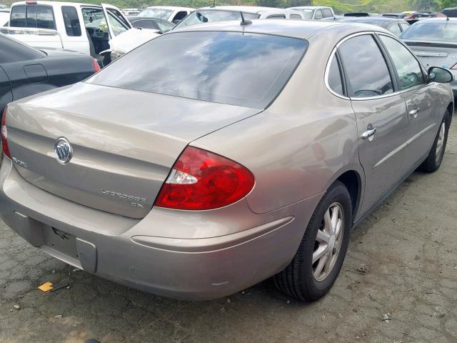 2G4WC582761199433 - 2006 BUICK LACROSSE C BROWN photo 4