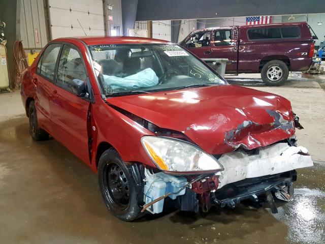 JA3AJ26E94U015111 - 2004 MITSUBISHI LANCER ES RED photo 1