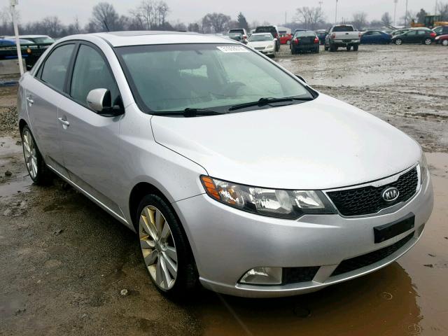 KNAFW4A36C5603869 - 2012 KIA FORTE SX SILVER photo 1