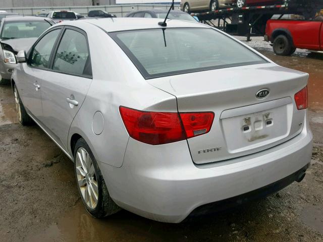 KNAFW4A36C5603869 - 2012 KIA FORTE SX SILVER photo 3