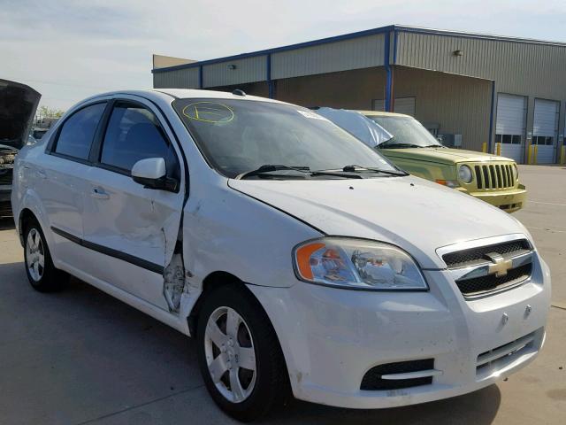 KL1TD5DE8BB214415 - 2011 CHEVROLET AVEO LS WHITE photo 1