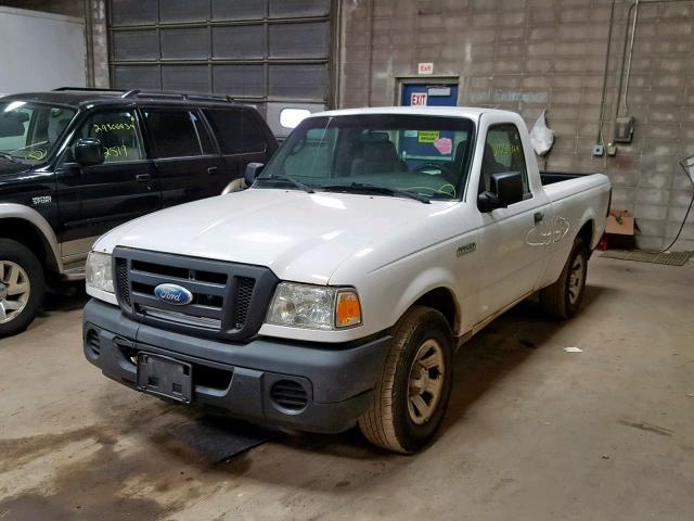 1FTYR10D79PA21837 - 2009 FORD RANGER WHITE photo 2