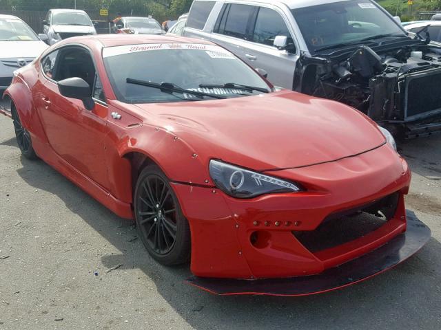 JF1ZNAA17F8710759 - 2015 TOYOTA SCION FR-S RED photo 1