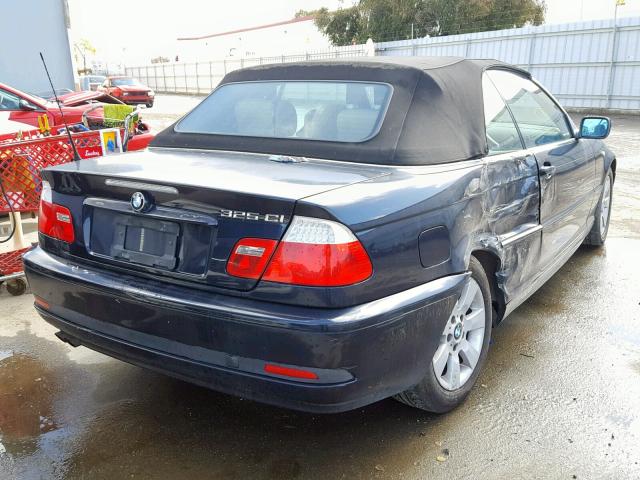 WBABW33466PX84107 - 2006 BMW 325 CI BLUE photo 4