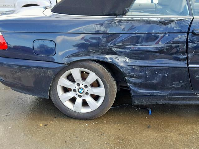 WBABW33466PX84107 - 2006 BMW 325 CI BLUE photo 9