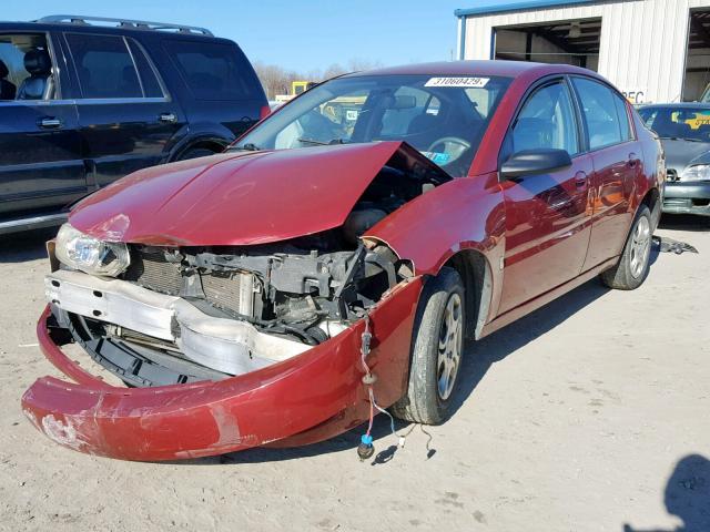 1G8AJ52F64Z200912 - 2004 SATURN ION LEVEL BURGUNDY photo 2