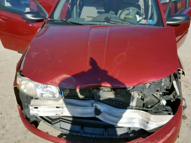 1G8AJ52F64Z200912 - 2004 SATURN ION LEVEL BURGUNDY photo 7