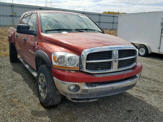 3D7LX39C26G213078 - 2006 DODGE RAM 3500 BURGUNDY photo 1