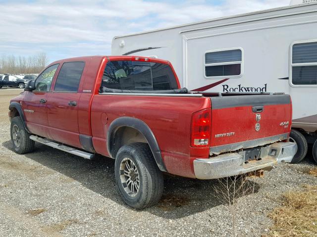 3D7LX39C26G213078 - 2006 DODGE RAM 3500 BURGUNDY photo 3