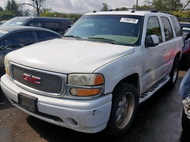 1GKEK63U13J345283 - 2003 GMC YUKON DENA WHITE photo 2