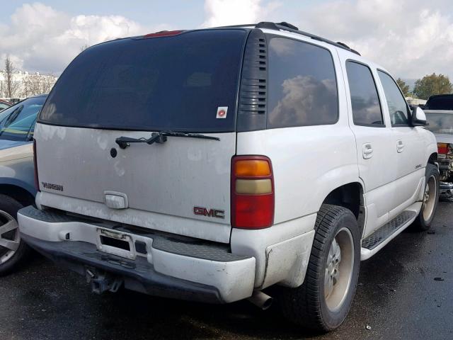 1GKEK63U13J345283 - 2003 GMC YUKON DENA WHITE photo 4