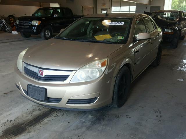 1G8ZS57NX8F115613 - 2008 SATURN AURA XE GOLD photo 2