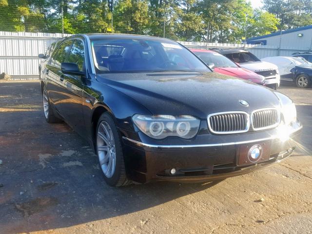 WBAGN63535DS56334 - 2005 BMW 745 LI BLACK photo 1