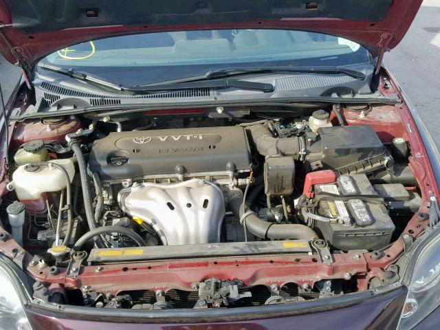 JTKDE3B7XA0310066 - 2010 TOYOTA SCION TC PURPLE photo 7