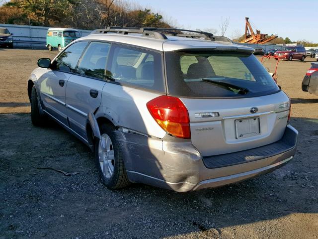 4S4BP61C256309050 - 2005 SUBARU LEGACY OUT GRAY photo 3