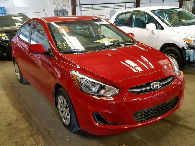 KMHCT4AEXHU269855 - 2017 HYUNDAI ACCENT SE RED photo 1