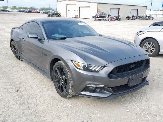 1FA6P8CFXH5237300 - 2017 FORD MUSTANG GT GRAY photo 1