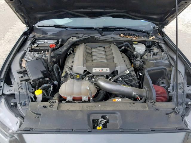 1FA6P8CFXH5237300 - 2017 FORD MUSTANG GT GRAY photo 7