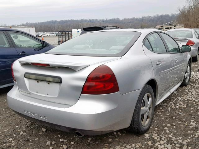 2G2WP522351128752 - 2005 PONTIAC GRAND PRIX SILVER photo 4
