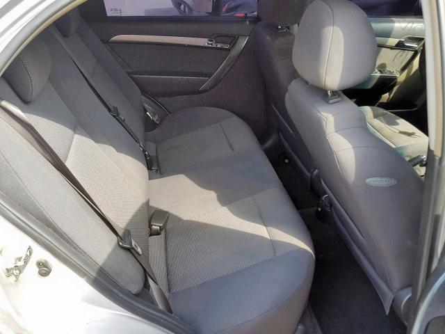 KL1TD566X8B204175 - 2008 CHEVROLET AVEO BASE ვერცხლისფერი ფოტო 6