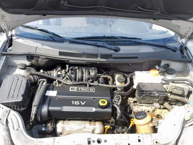 KL1TD566X8B204175 - 2008 CHEVROLET AVEO BASE ვერცხლისფერი ფოტო 7