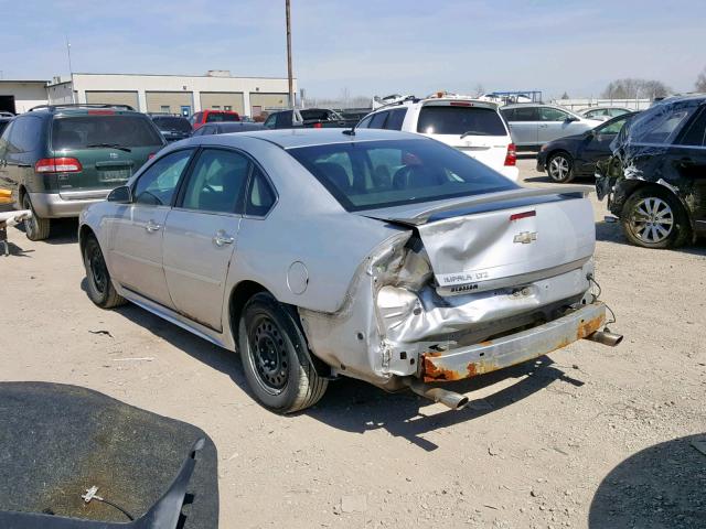 2G1WC5E31C1300956 - 2012 CHEVROLET IMPALA LTZ SILVER photo 3