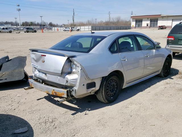 2G1WC5E31C1300956 - 2012 CHEVROLET IMPALA LTZ SILVER photo 4