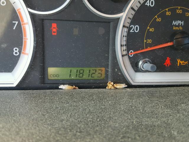 KL1TD66E19B645093 - 2009 CHEVROLET AVEO LS GRAY photo 8