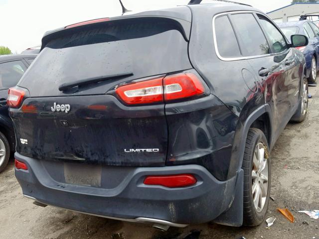 1C4PJLDS0EW103917 - 2014 JEEP CHEROKEE L BLACK photo 4