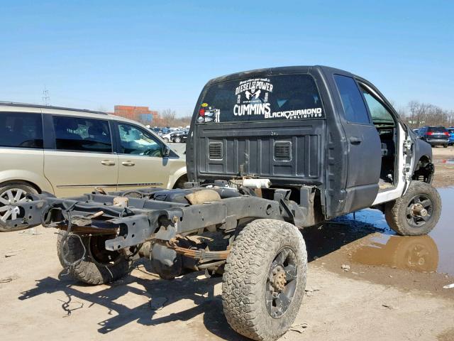 3D7KS28C36G186348 - 2006 DODGE RAM 2500 S შავი ფოტო 4