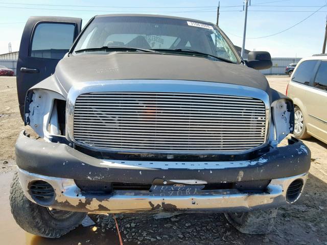3D7KS28C36G186348 - 2006 DODGE RAM 2500 S შავი ფოტო 7