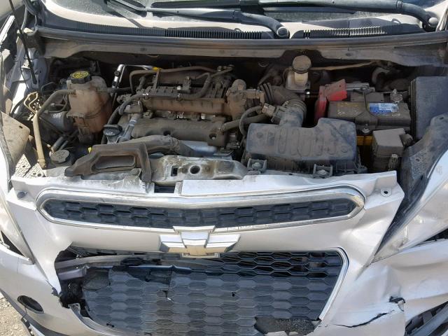 KL8CF6S96DC579907 - 2013 CHEVROLET SPARK 2LT SILVER photo 7