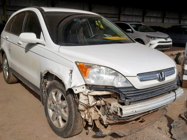 JHLRE38758C022312 - 2008 HONDA CR-V EXL WHITE photo 1