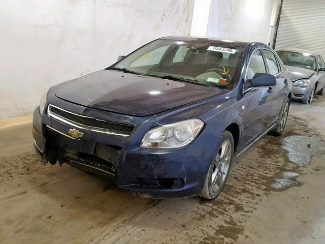 1G1ZH57B584246222 - 2008 CHEVROLET MALIBU 1LT ლურჯი ფოტო 2