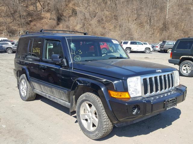 1J8HG48K97C501532 - 2007 JEEP COMMANDER BLACK photo 1
