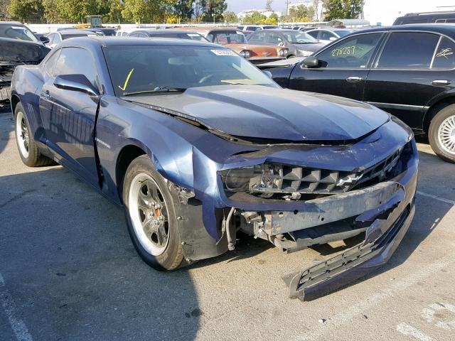 2G1FA1EV5A9196969 - 2010 CHEVROLET CAMARO LS BLUE photo 1