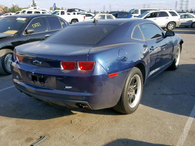 2G1FA1EV5A9196969 - 2010 CHEVROLET CAMARO LS BLUE photo 4