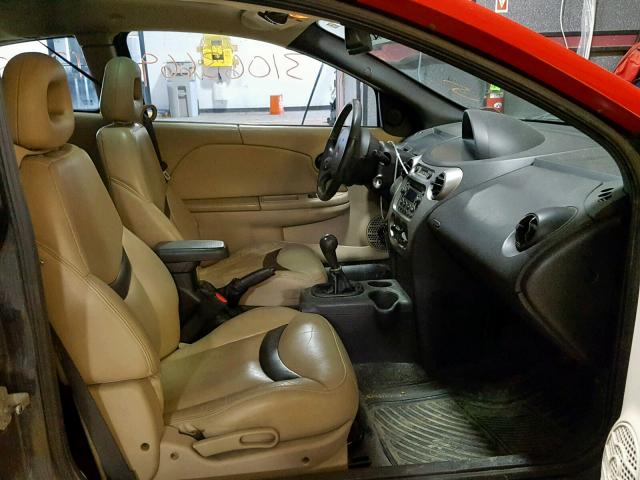 1G8AV14FX4Z105876 - 2004 SATURN ION LEVEL RED photo 5