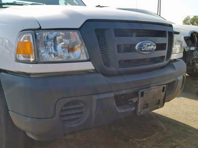 1FTKR1AD7BPA72295 - 2011 FORD RANGER WHITE photo 9