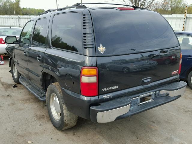 1GKEC13Z83R309099 - 2003 GMC YUKON BLACK photo 3