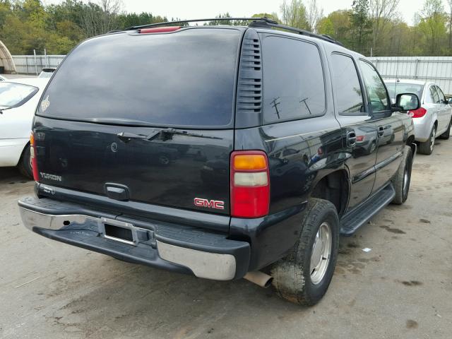 1GKEC13Z83R309099 - 2003 GMC YUKON BLACK photo 4