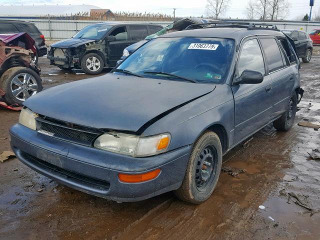 JT2AE09W9P0038987 - 1993 TOYOTA COROLLA BA BLUE photo 2