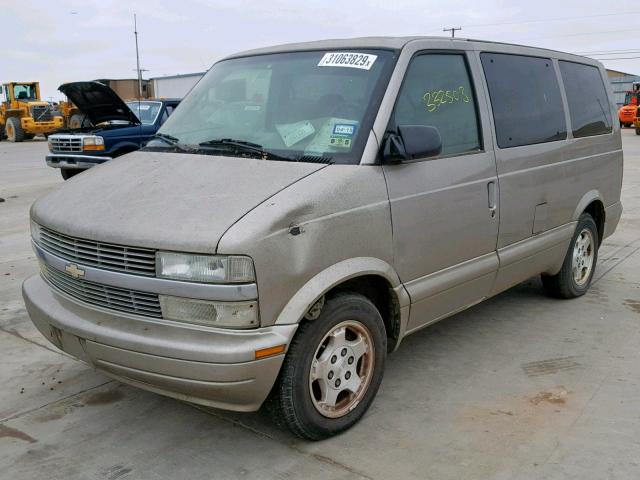 1GNEL19X14B127778 - 2004 CHEVROLET ASTRO TAN photo 2